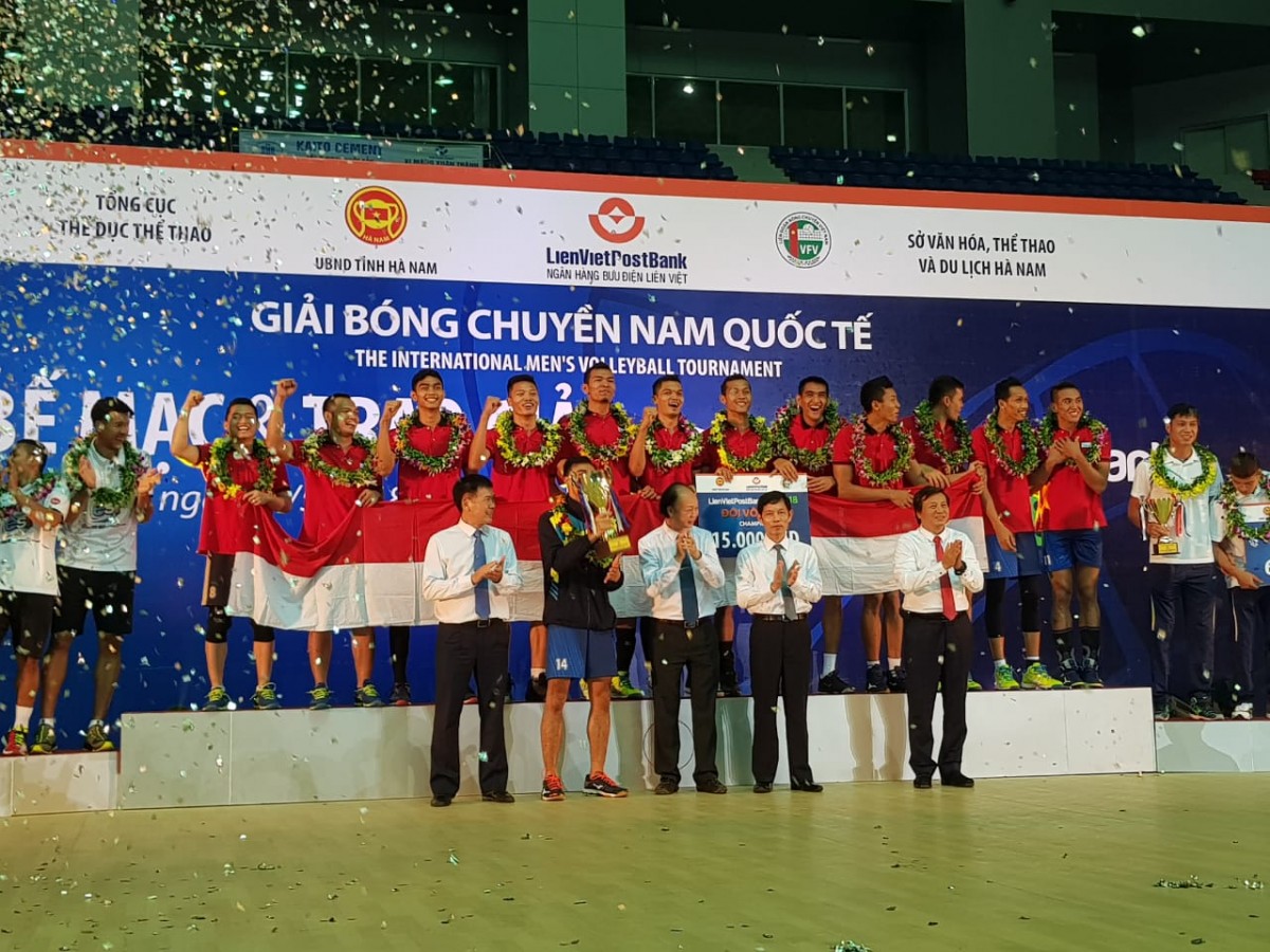 Tim Volley Indonesia Berjaya di Vietnam