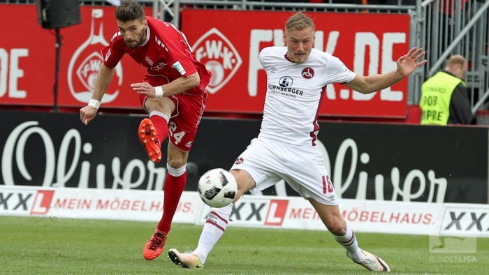 Würzburger Kickers 1-1 1. FC Nürnberg: Teuchert strikes for share of spoils