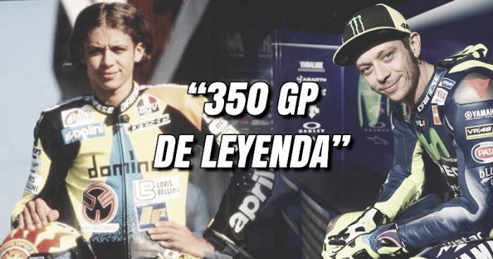 Valentino Rossi, 350 Grandes Premios de leyenda