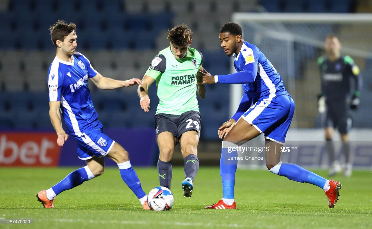 Gillingham 2-1 AFC Wimbledon: Gills take spoils in end-to-end game