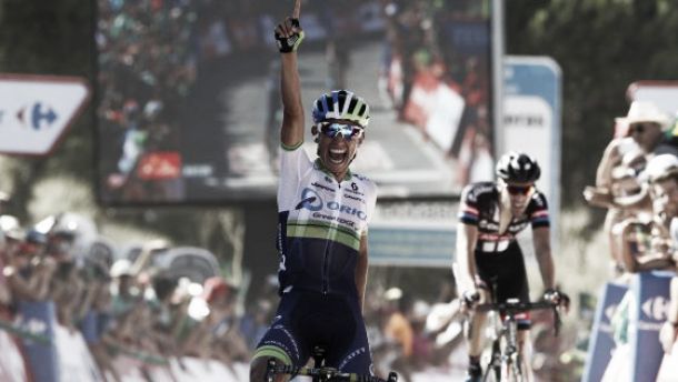 Vuelta, Chaves vince la seconda tappa. Nibali rischia l'espulsione per condotta antisportiva