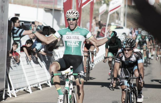 Jesús Rubio golpea primero en la Vuelta a León