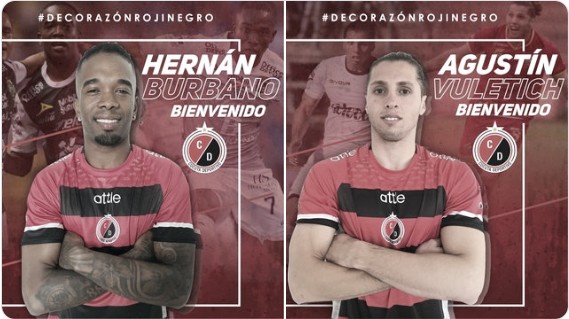 Cúcuta se sigue armando: Agustín Vuletich y Hernán Burbano son nuevos
jugadores del 'motilón'