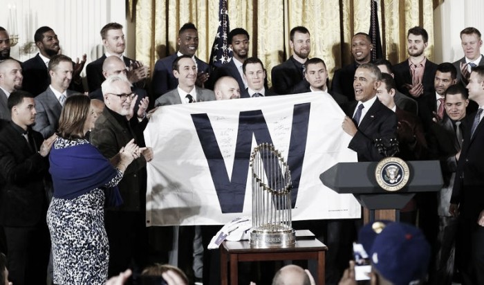Chicago Cubs visit the White House