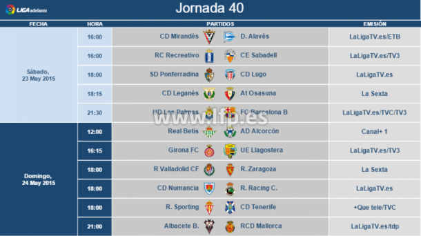 El Real Valladolid ya conoce sus horarios hasta la Jornada 40ª