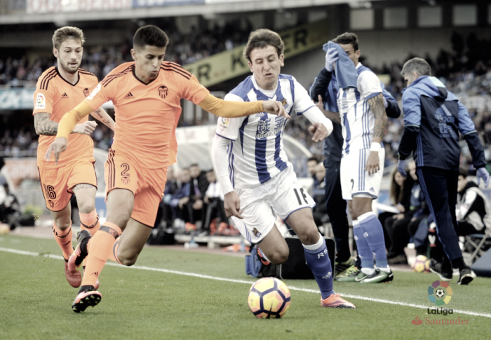 Previa Real Sociedad - Valencia: dos aspirantes europeos frente a frente