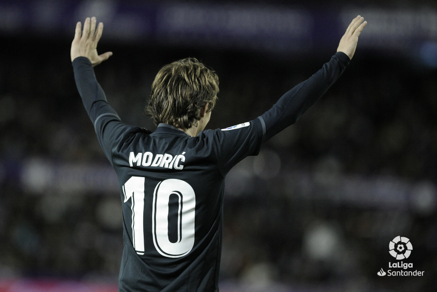 Luka Modric fue el mejor jugador del Real Madrid ante el
Valladolid