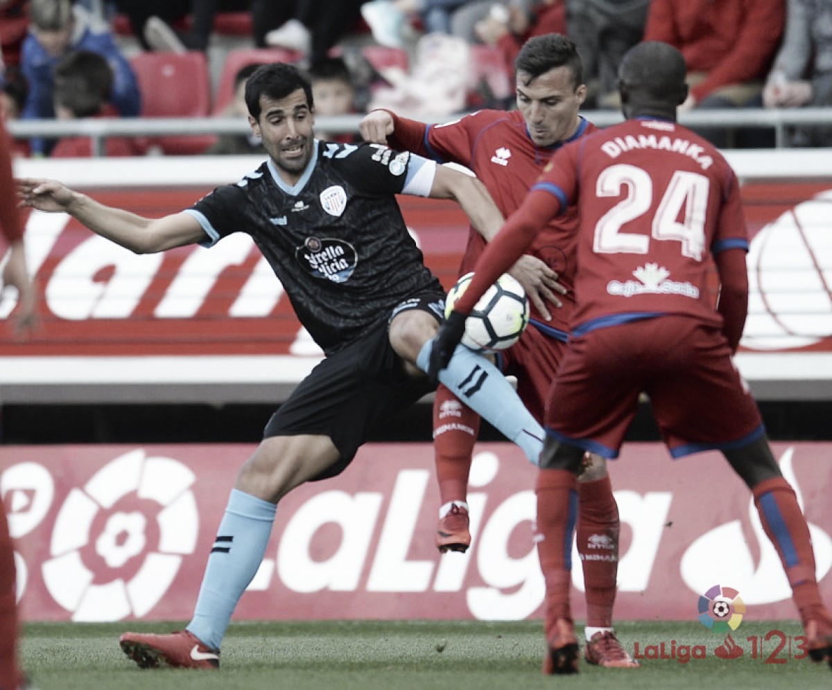 Numancia - Lugo; puntuaciones del Lugo, 35ª jornada de Segunda División