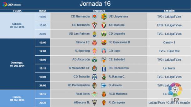 El Real Valladolid continúa conociendo horarios