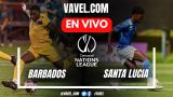  Cobertura del partido Barbados vs Santa Lucía en vivo, correspondiente a la jornada 1 del Grupo B en la Liga B de la Concacaf Nations League 2026-27.