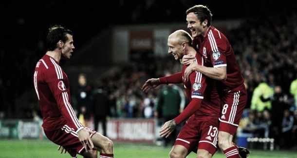 Wales 2-1 Cyprus: 10-man Dragons grind out win to stay top of Group B