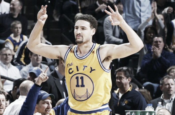 NBA, Thompson trascina Golden State a Indianapolis (123-131)