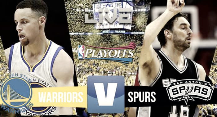 Golden State Warriors vs San Antonio Spurs en vivo y en directo online NBA 2017 (136-100)