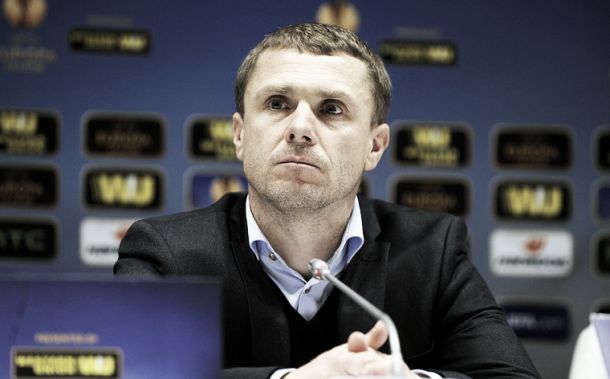 Serhiy Rebrov: "Una pena el empate a última hora, pero todavía queda la vuelta"