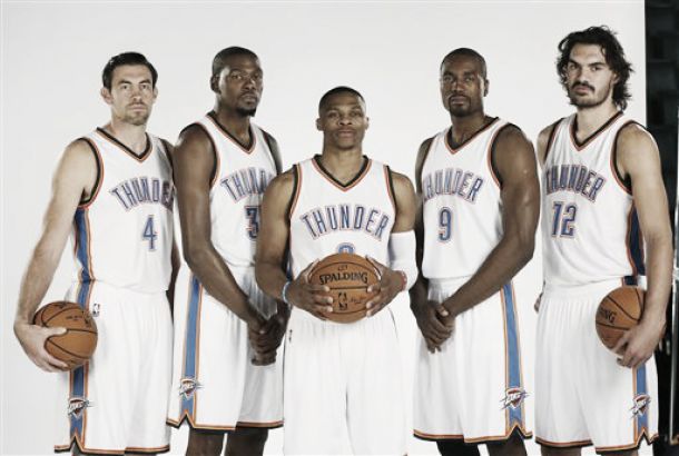 Durant y Westbrook, protagonistas en el Media Day de Oklahoma City Thunder