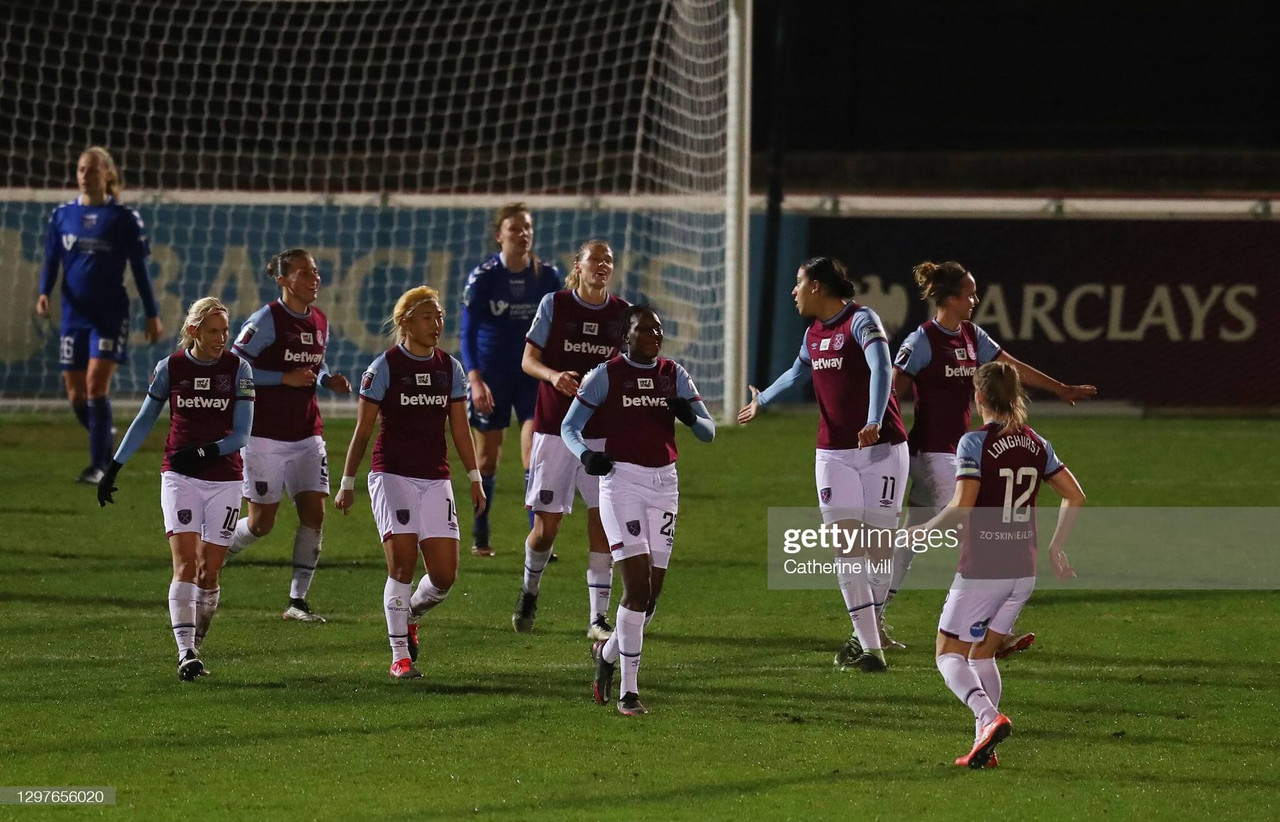 The Warm Down West Ham Cruise Past High Flying Durham To Progress Into The Continental Cup Semi Finals Vavel International