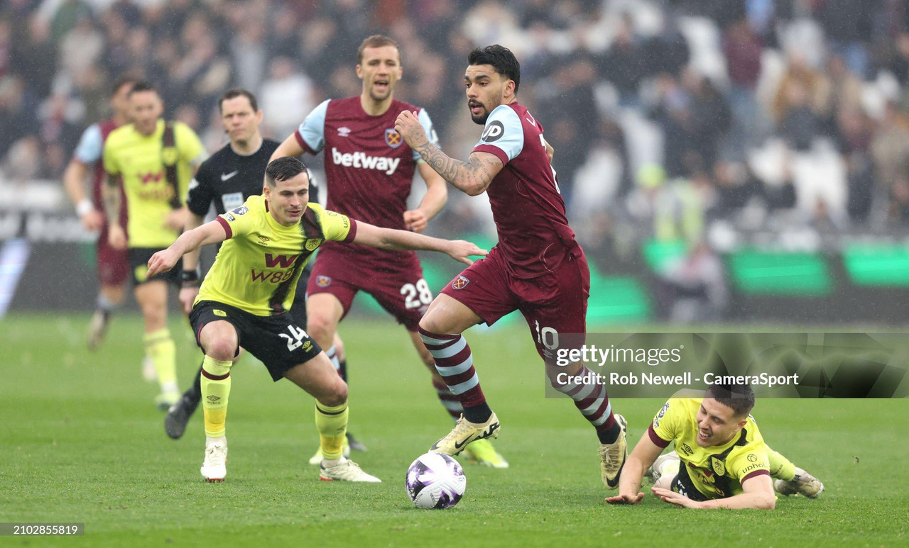 cronaca west ham - burnley football club