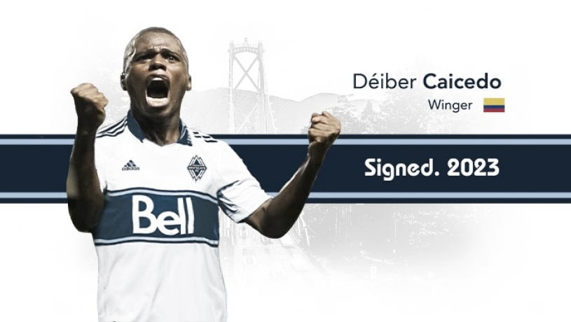 Vancouver Whitecaps FC
se refuerza con Déiber Caicedo