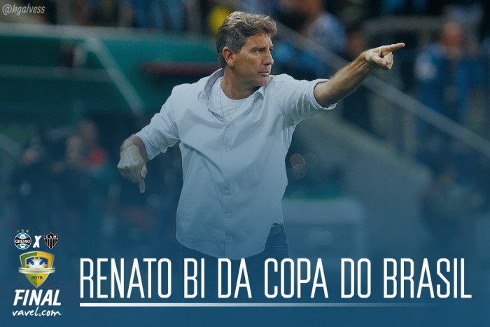 Renato Gaúcho se torna segundo técnico bicampeão da Copa do Brasil
