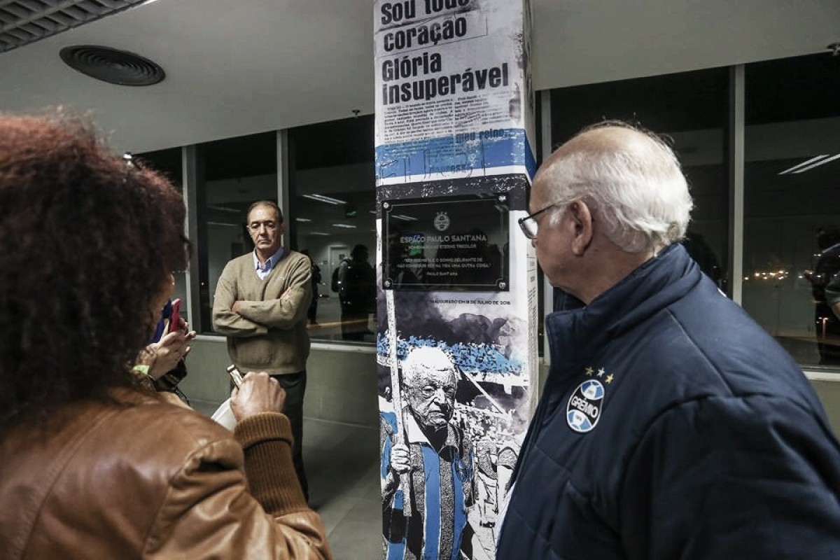 Arena do Grêmio ganha espaço em homenagem ao jornalista Paulo Sant'Ana