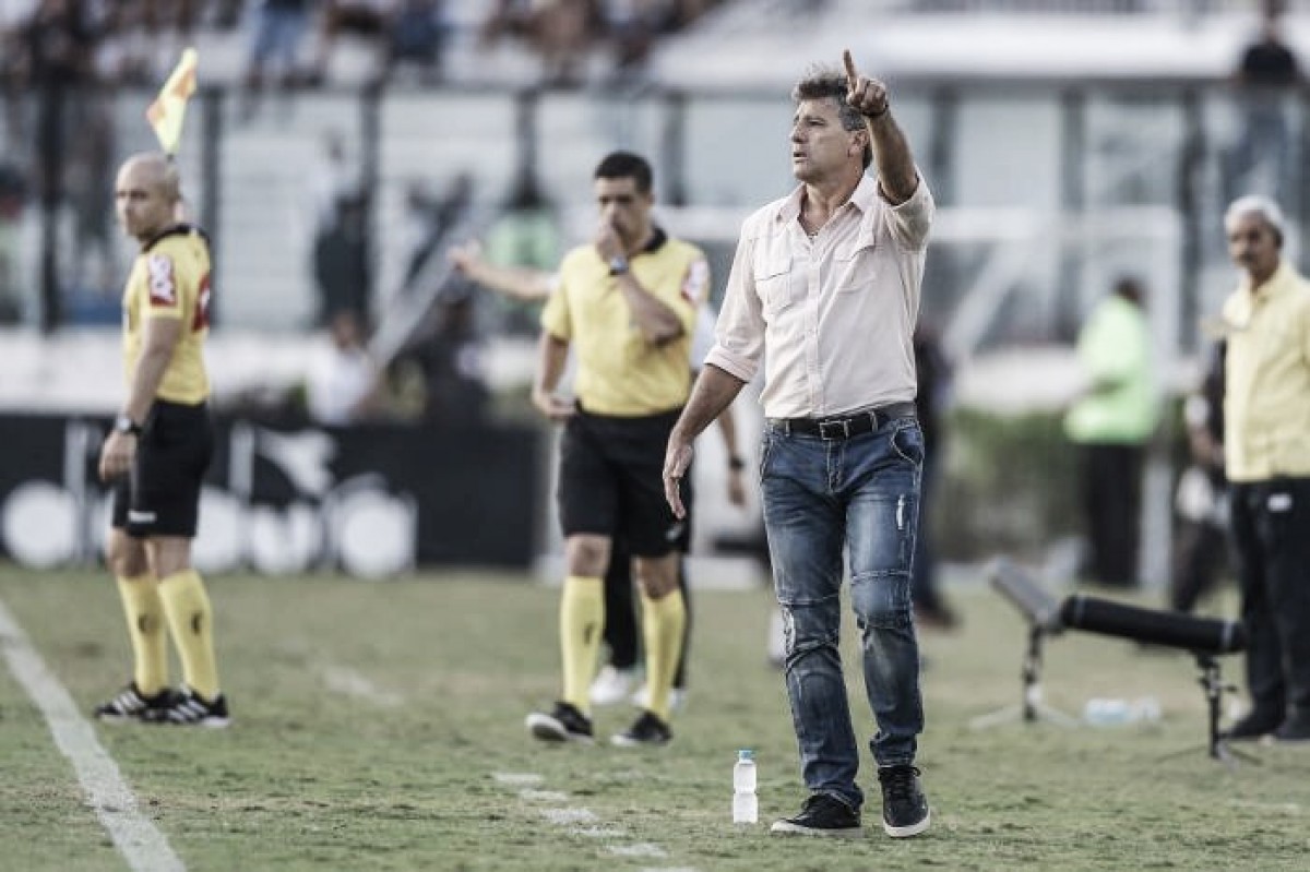 Renato reconhece má atuação do Grêmio contra Vasco: "Não merecíamos nem o empate hoje" Renato reconhece má atuação do Grêmio contra Vasco: "Não merecíamos nem o empate hoje"