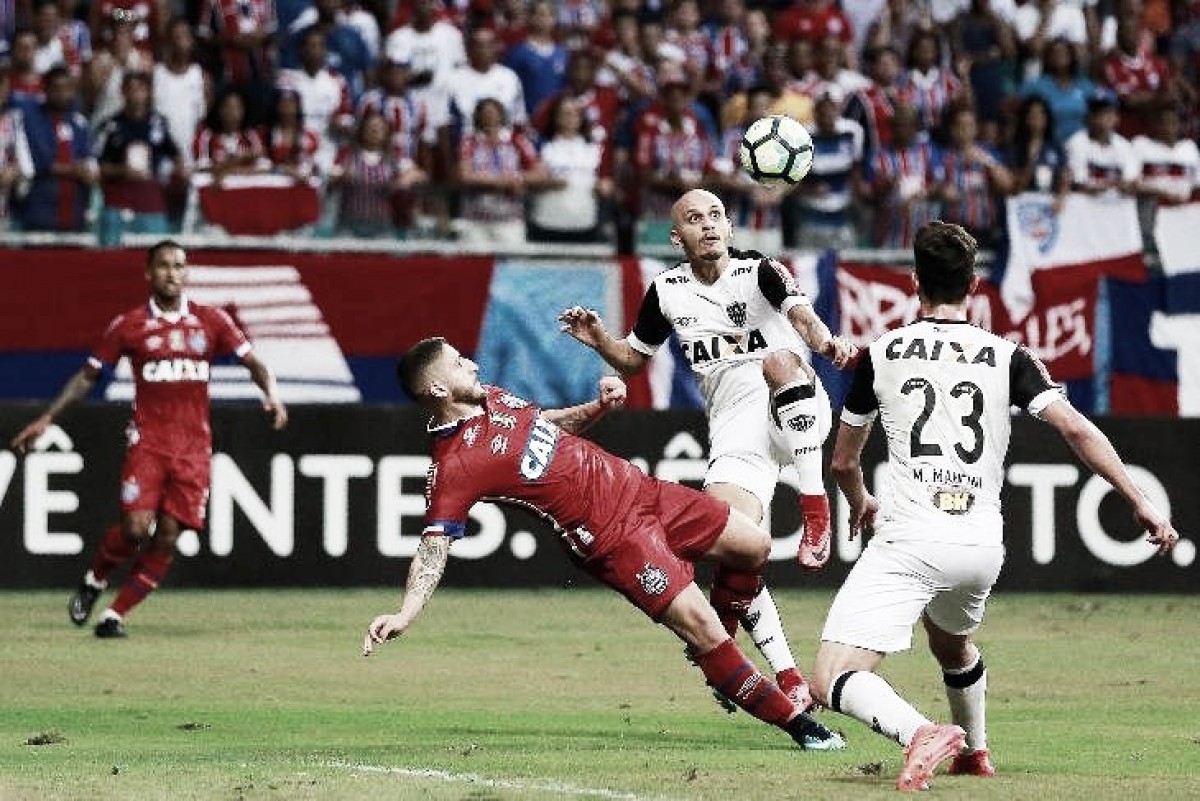 Bahia recebe Atlético-MG para continuar subindo na tabela do Brasileirão Bahia recebe Atlético-MG para continuar subindo na tabela do Brasileirão