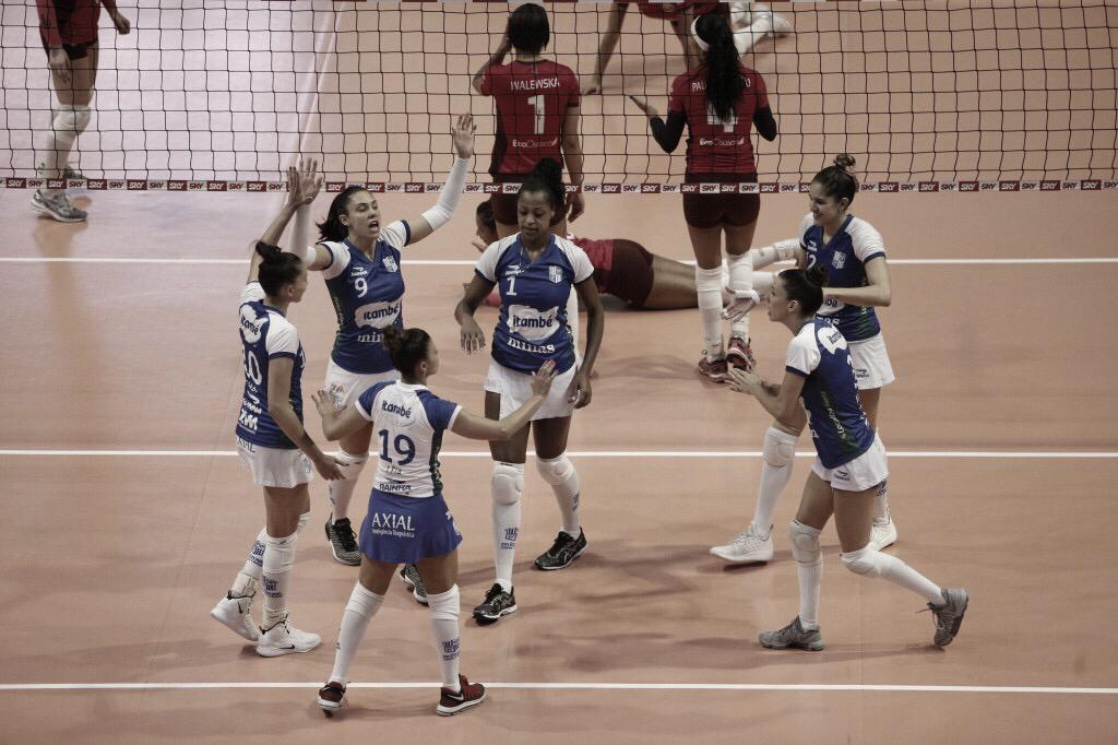 Atletas do Itambé/Minas exaltam força da equipe em vitória sobre Osasco/Audax Atletas do Itambé/Minas exaltam força da equipe em vitória sobre Osasco/Audax