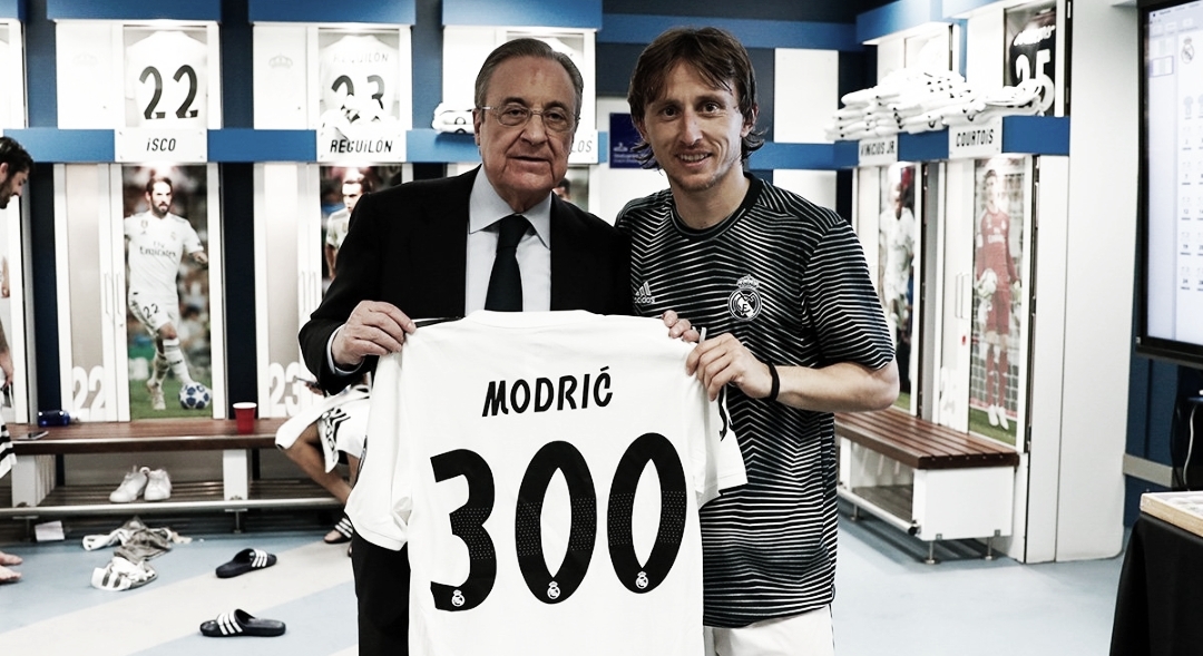Modric cumple 300 partidos con el Real Madrid