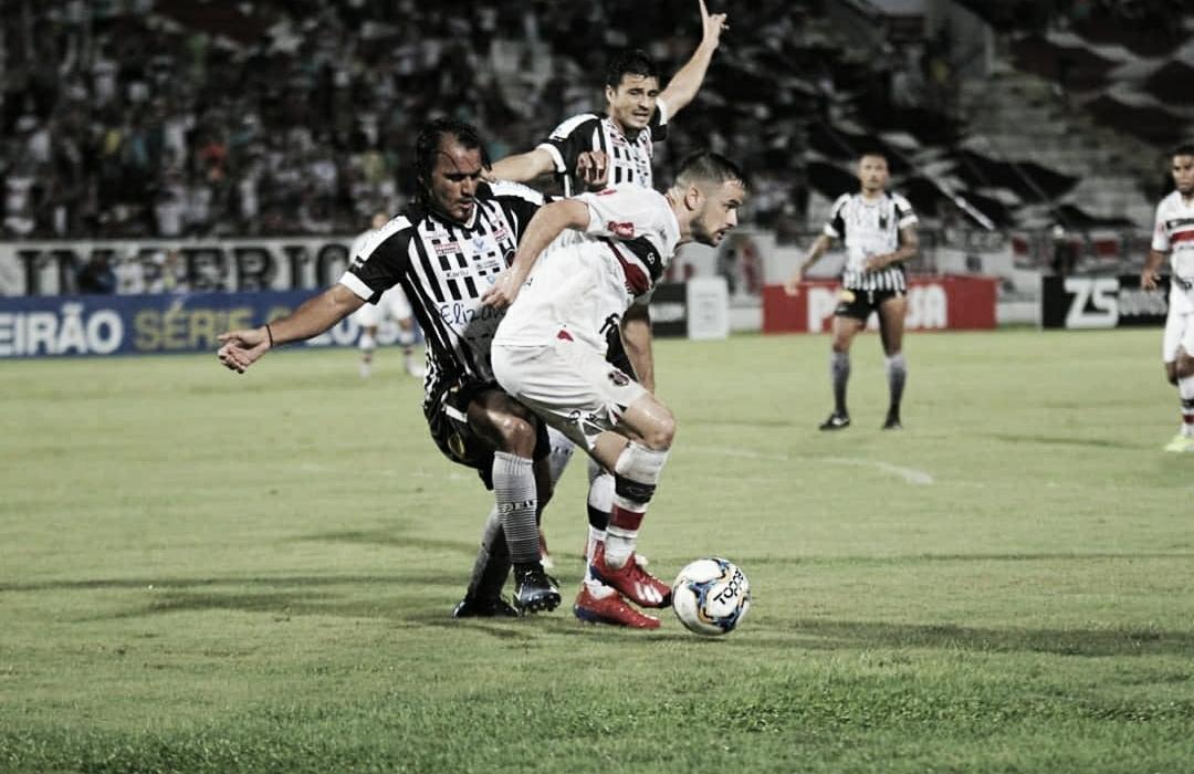 Santa Cruz e Botafogo-PB empatam e seguem fora do G-4 no Grupo A da Série C