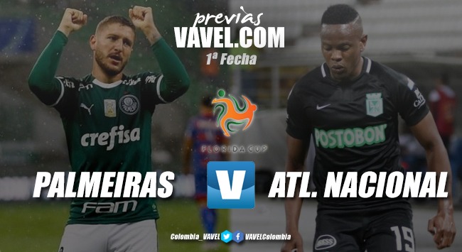 Previa Palmeiras vs. Atlético Nacional:  primer examen del año 