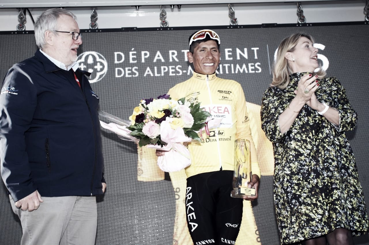 Nairo, campeón del Tour de los Alpes Marítimos