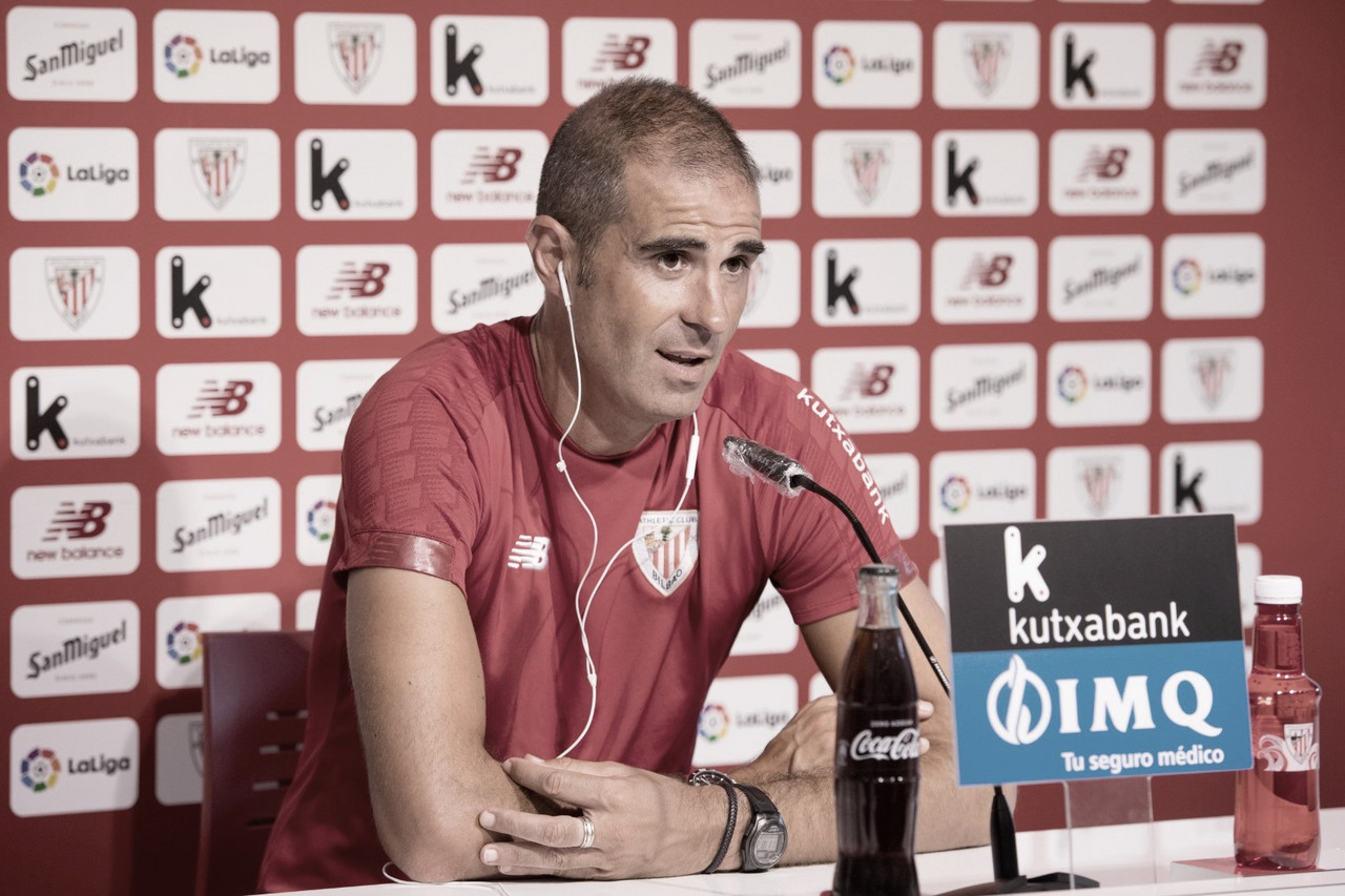 Garitano: "El equipo se ha preparado bien y vamos a jugar para ganar" Garitano: "El equipo se ha preparado bien y vamos a jugar para ganar"
