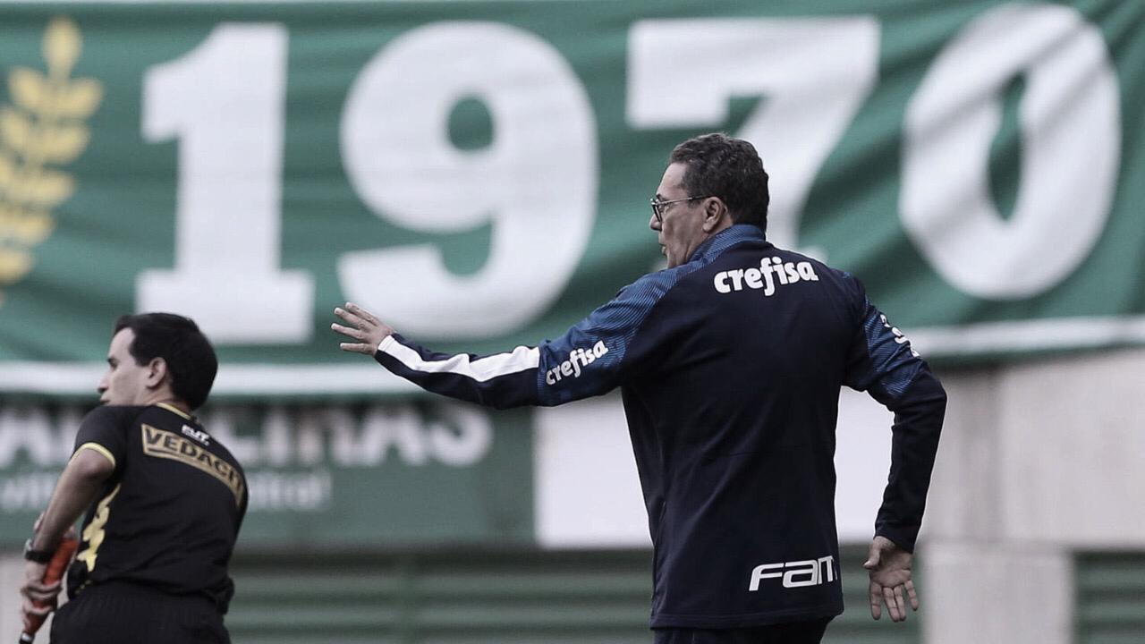 Mesmo após vitória, Luxemburgo admite
que Palmeiras ‘está distante’ do nível planejado