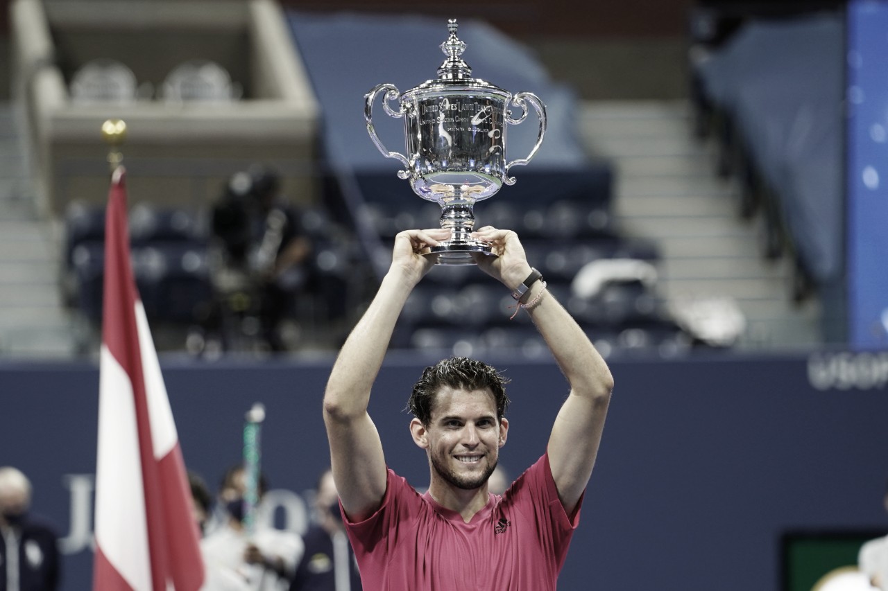 Em grande virada no US Open, Thiem bate Zverev e vence seu primeiro Slam Em grande virada no US Open, Thiem bate Zverev e vence seu primeiro Slam