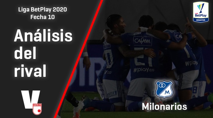 Independiente Santa Fe, análisis del rival: Millonarios F.C. (Fecha 10,
Liga 2020)