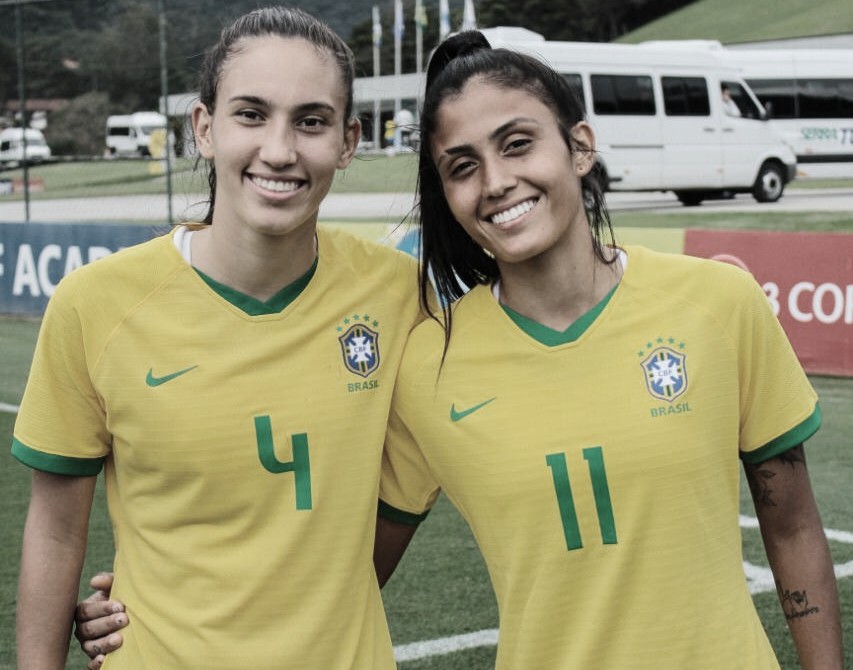 Parceria dentro e fora de campo, Camila e Jaqueline se enfrentam na semifinal do
Brasileirão Feminino 