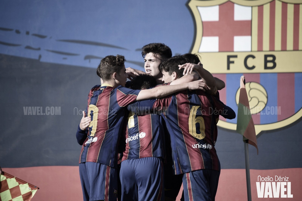 El FCB
Juvenil B devora al CF Vila-Seca y amplía su liderato El FCB
Juvenil B devora al CF Vila-Seca y amplía su liderato 