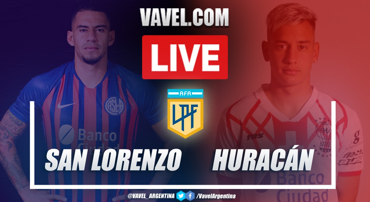 Resumen San Lorenzo vs Huracán (1-1) en la fecha 4 de la Copa de la Liga Profesional 2021