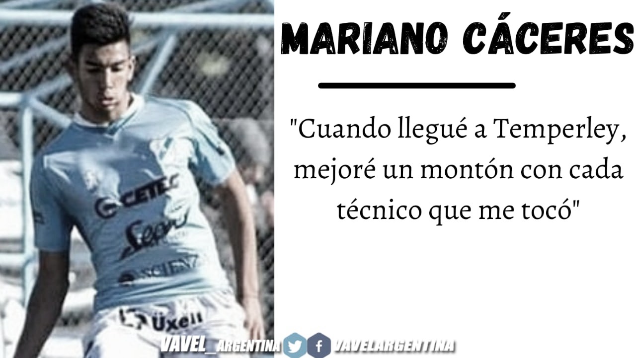 Mariano Cáceres: ''Si el día de mañana me toca subir, quiero estar lo mejor preparado'' Mariano Cáceres: ''Si el día de mañana me toca subir, quiero estar lo mejor preparado''