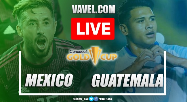 Actualizaciones de resultados en vivo de México vs Guatemala: ¡Comienza el juego!  (0-0) |  14/07/2021