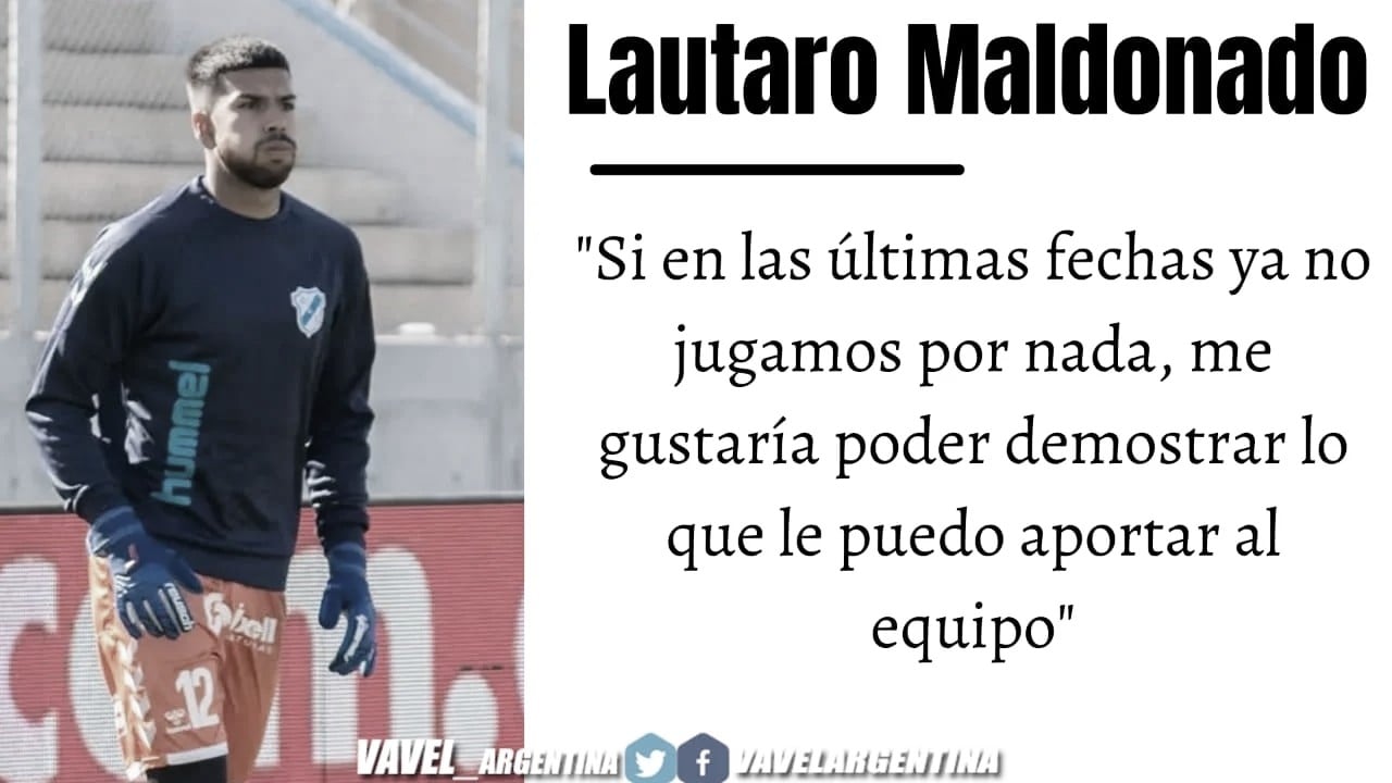 Lautaro Maldonado: "Para muchos es el puesto más complicado"
