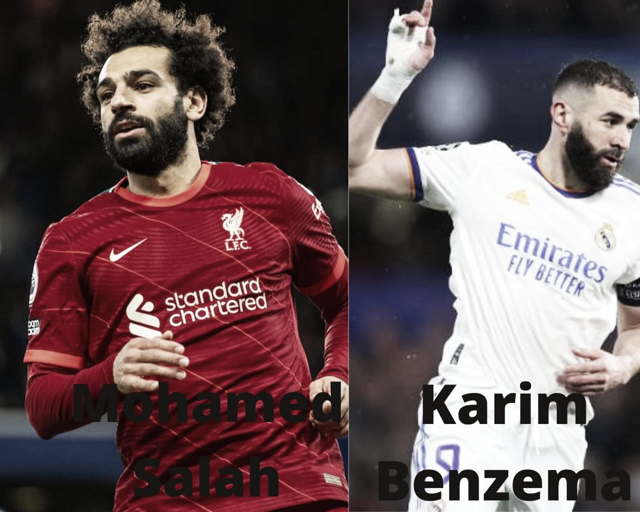 Los pichichis: Karim Benzema vs Mohamed Salah