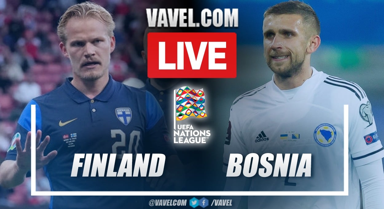 Higlights and Goals: Finland 1-1 Bosnia and Herzegovina in UEFA Nations League 2022