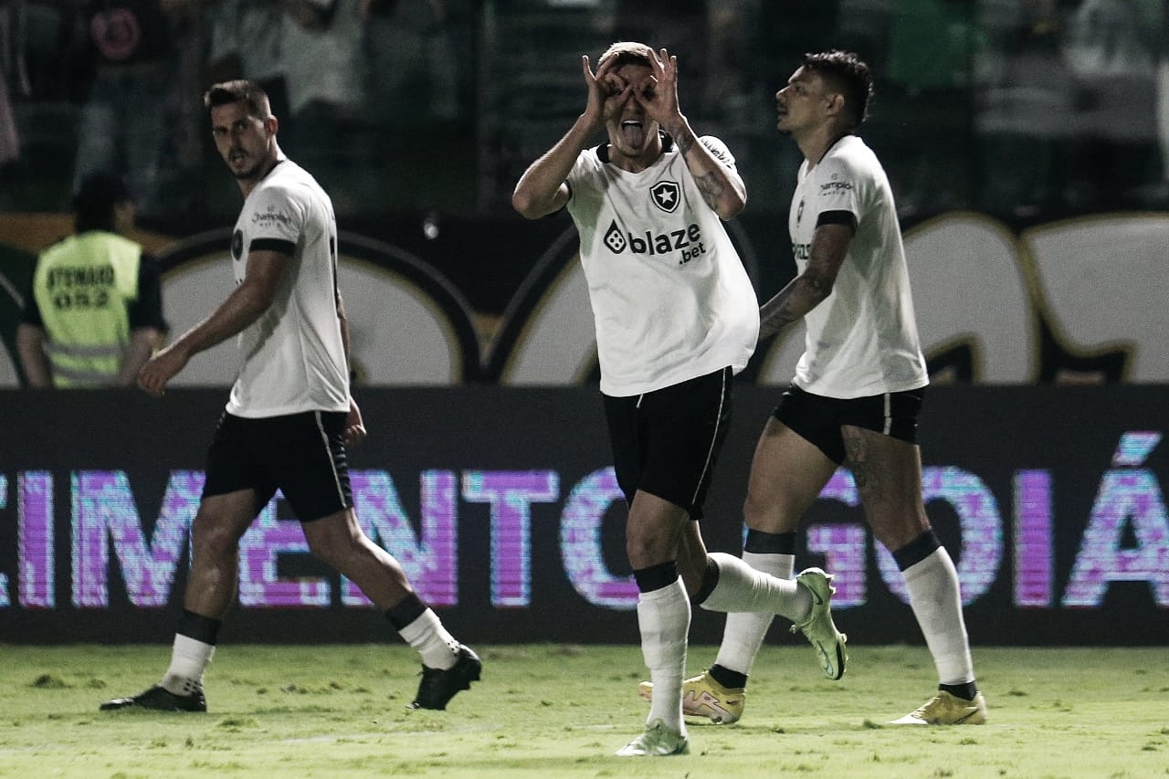 Botafogo marca nos acréscimos e vence Goiás pelo Brasileirão