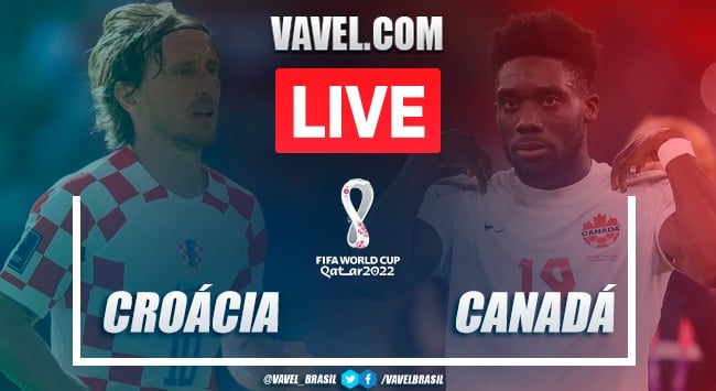 CROÁCIA E CANADÁ AO VIVO - COPA DO MUNDO 2022 AO VIVO - 2ª RODADA 