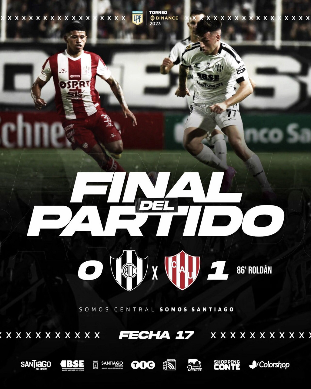 Central Córdoba perdió 1 a 0 contra Unión por la fecha 17