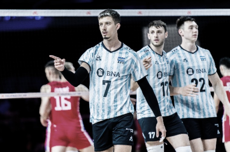 Pontos e melhores momentos Argentina 3x0 Alemanha pela Liga das Nações de vôlei masculino