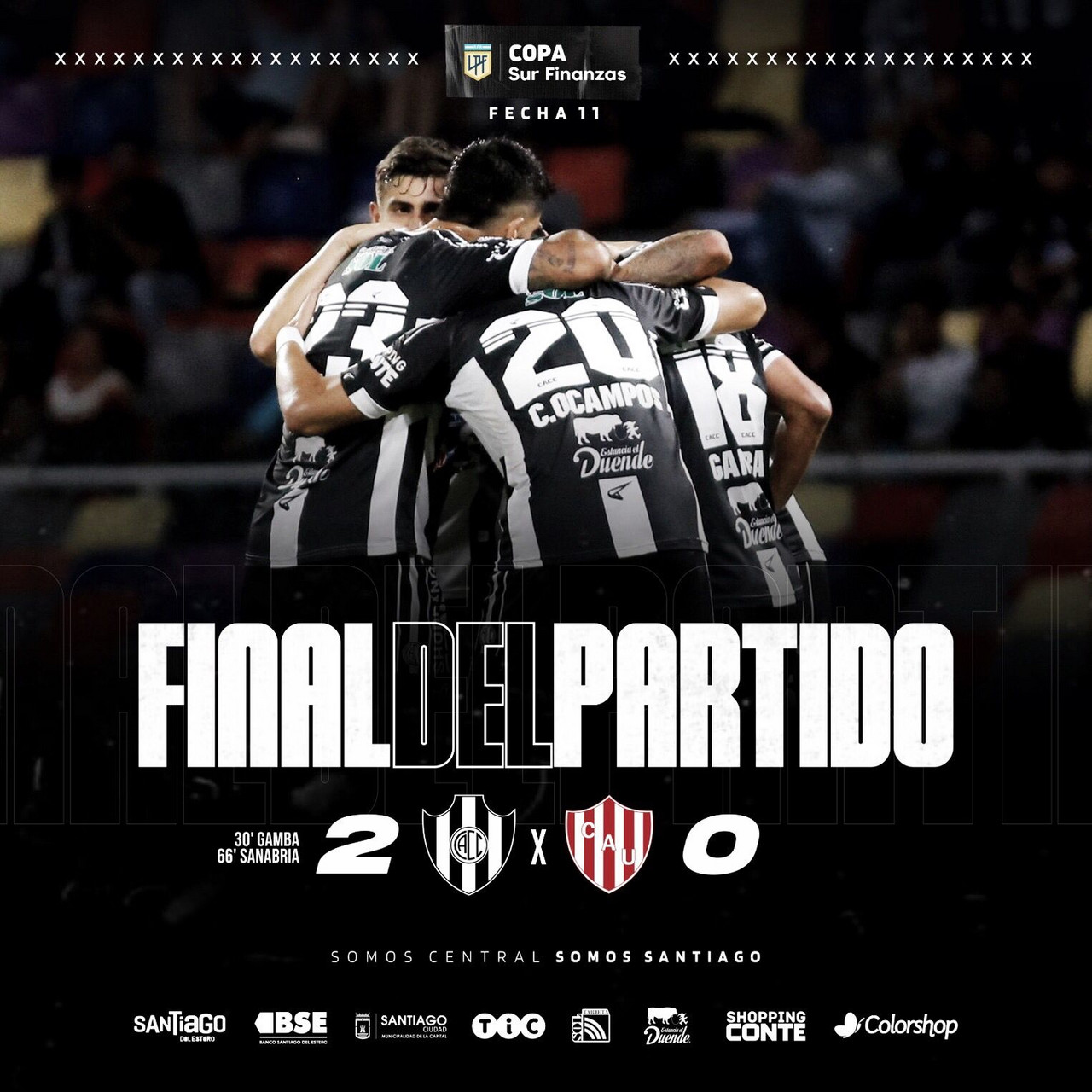 Central Córdoba venció 2-0 a Unión