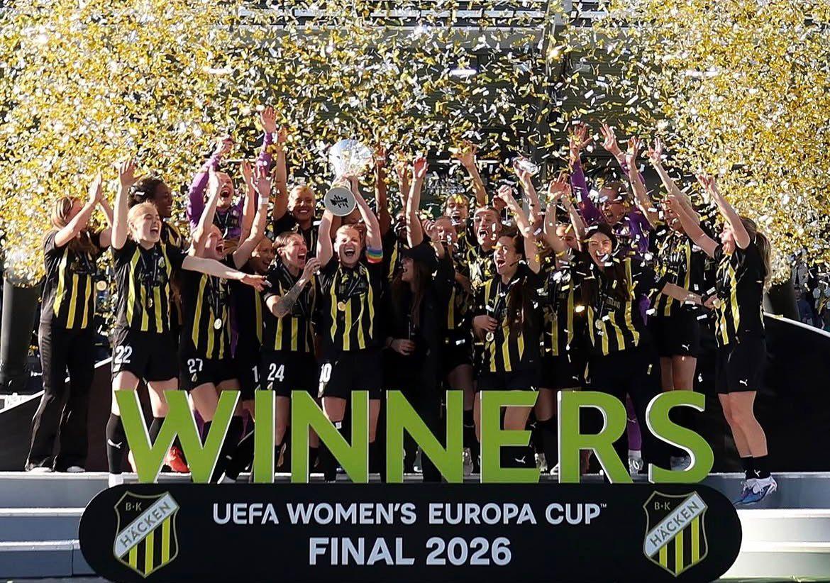 Campeonas de Europa: el Häcken conquista la primera Europa Cup