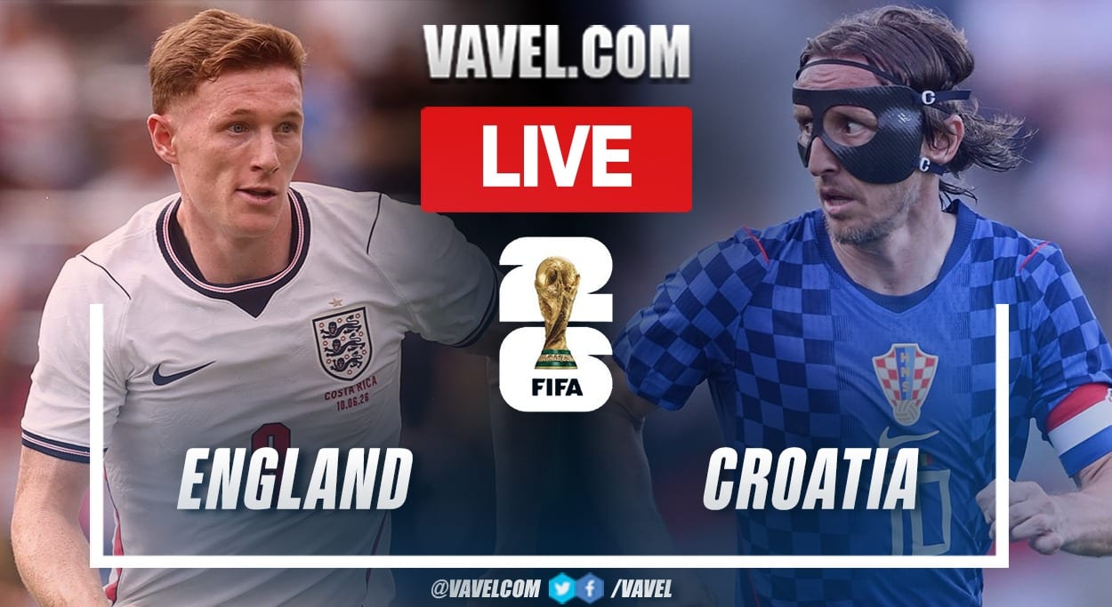 England vs Croatia LIVE Score Updates in 2026 FIFA World Cup Match